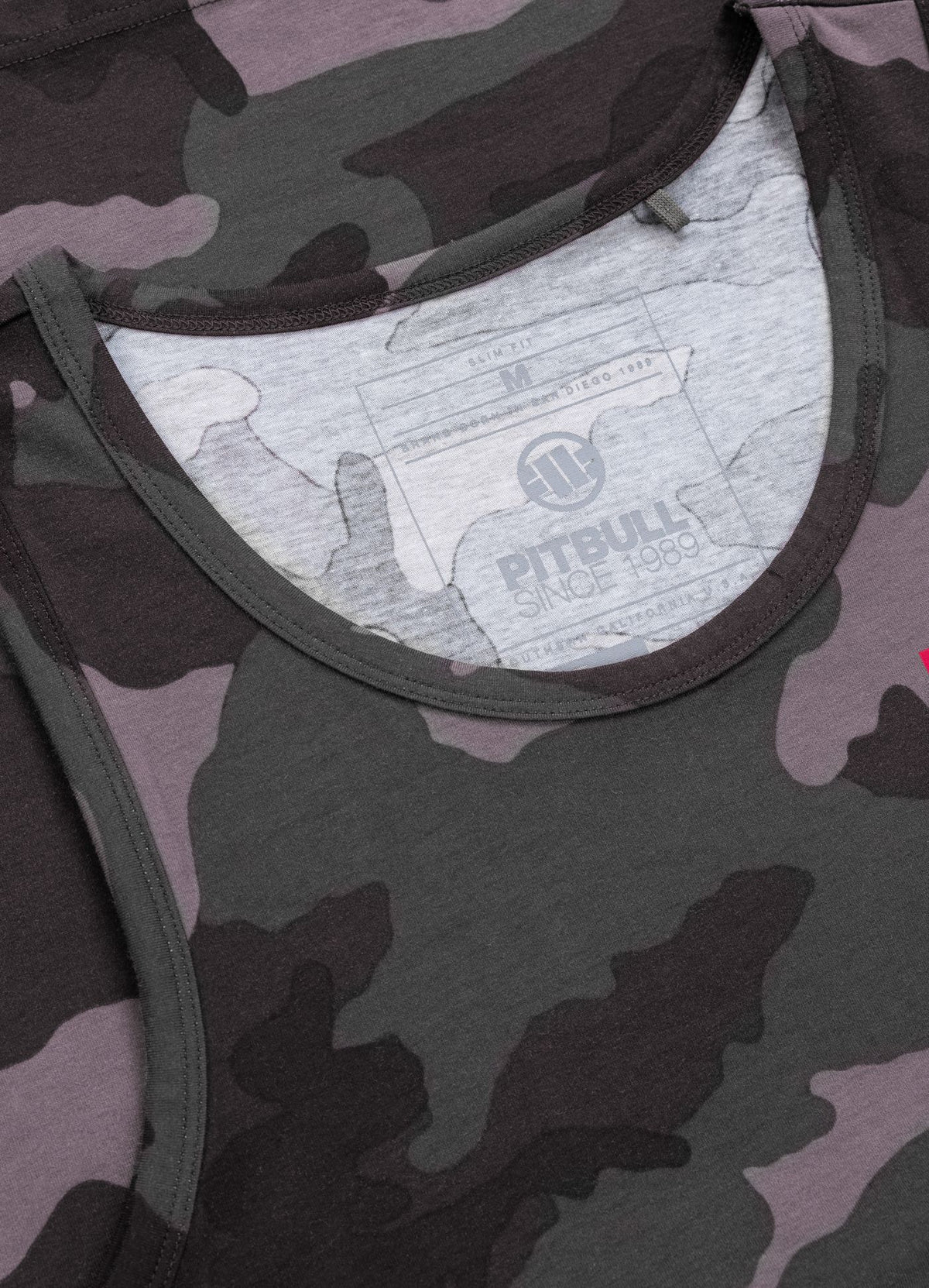Men&#39;s Tank Top Slim Fit Small Hilltop - All Black Camo