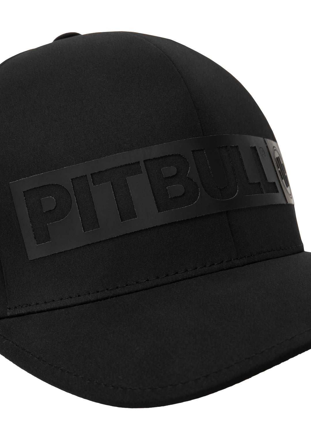 HILLTOP Stretch-Fitted Black Snapback