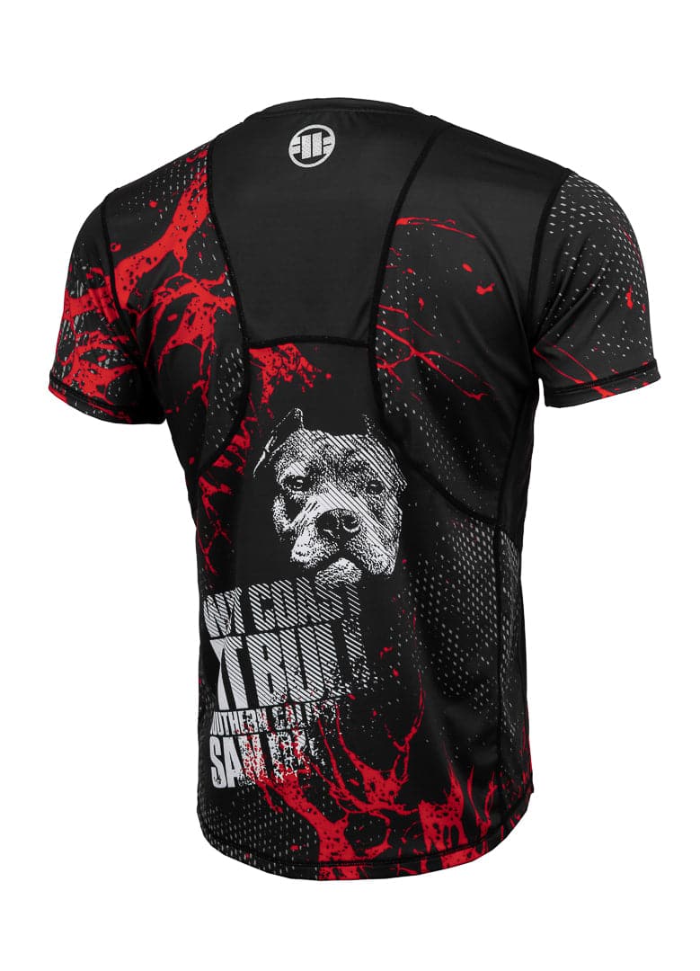 BLOOD DOG 2 Black Mesh T-shirt.