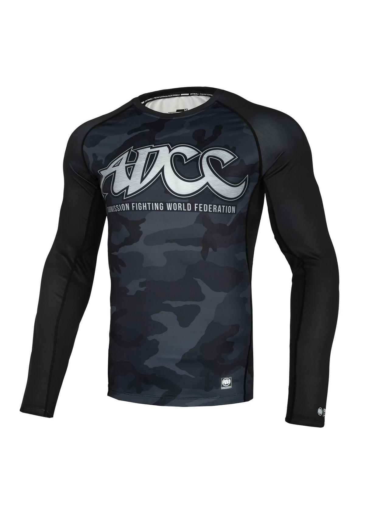 ADCC Black Camo Long Sleeve Rash Guard