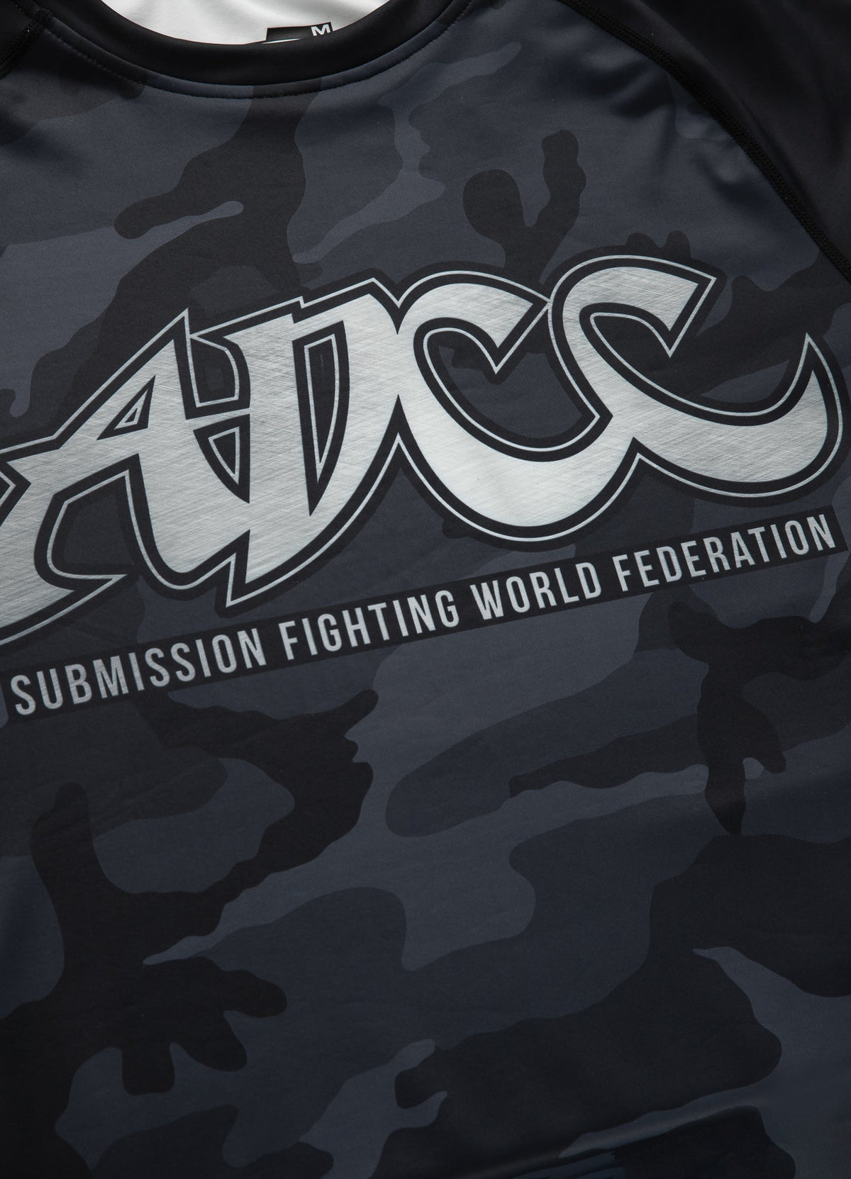 ADCC Black Camo Long Sleeve Rash Guard