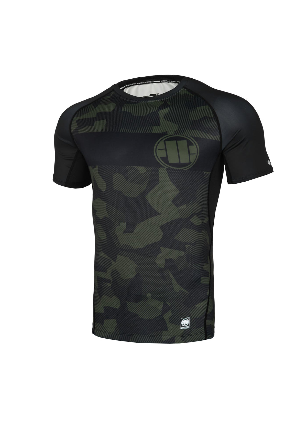 DILLARD CASINO Fitted Olive Camo Rash Guard