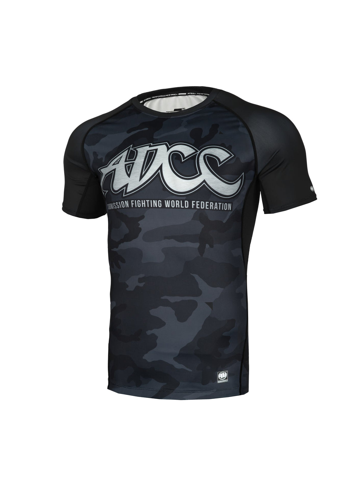 ADCC fitted  All Black Camo Rash Guard