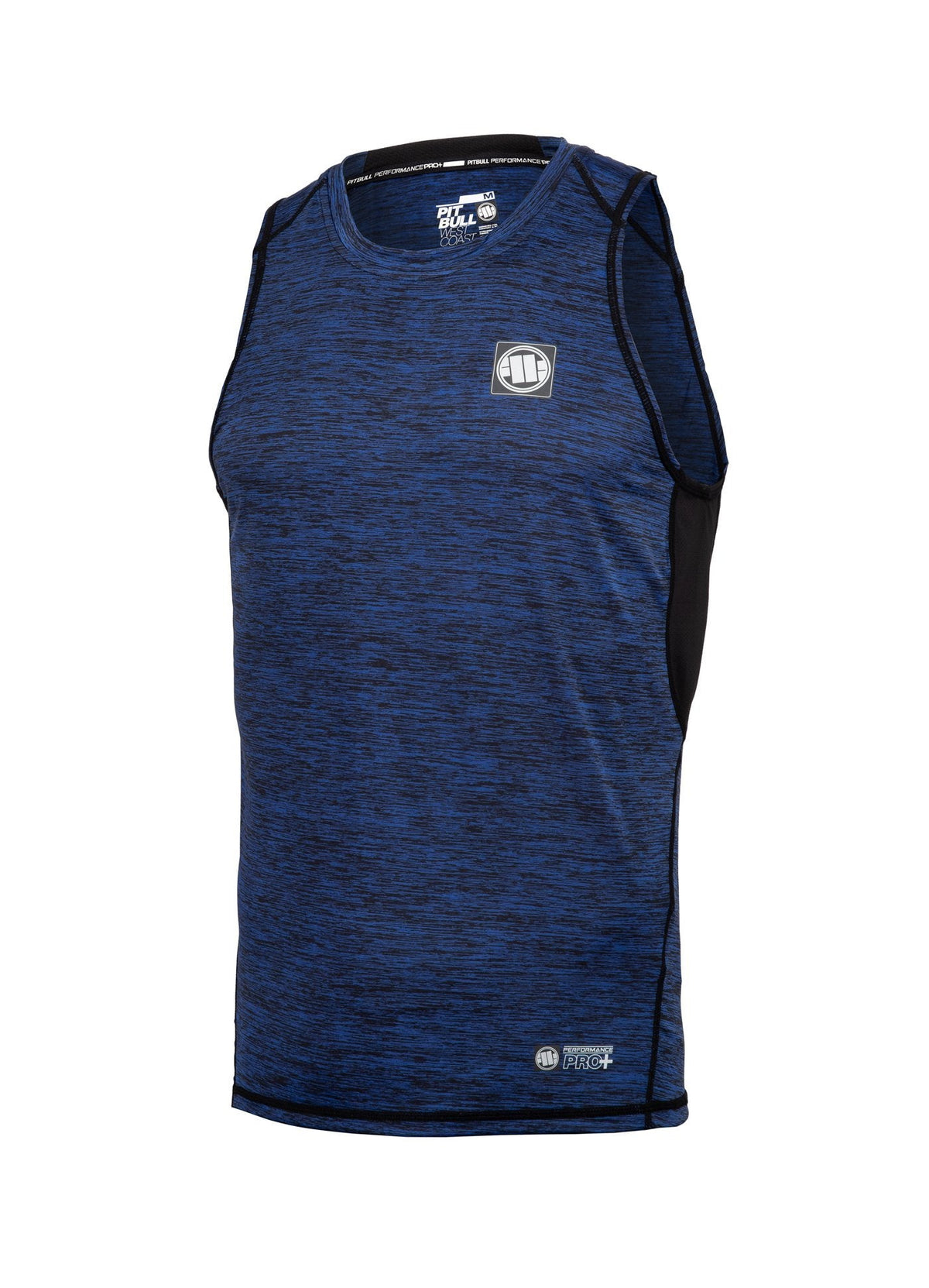 SMALL LOGO Performance Dark Navy Tank Top