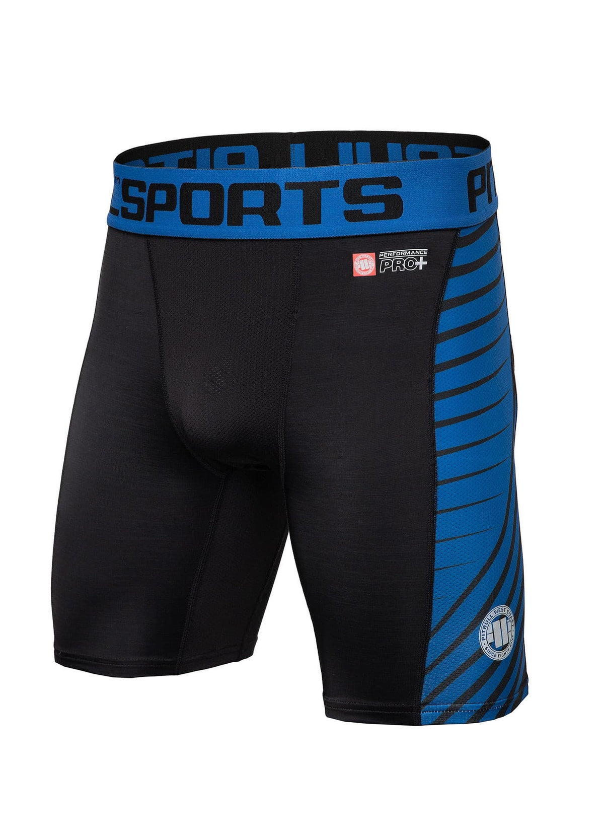 Compression shorts PRO PLUS MLG Blue - Pitbull West Coast U.S.A. 