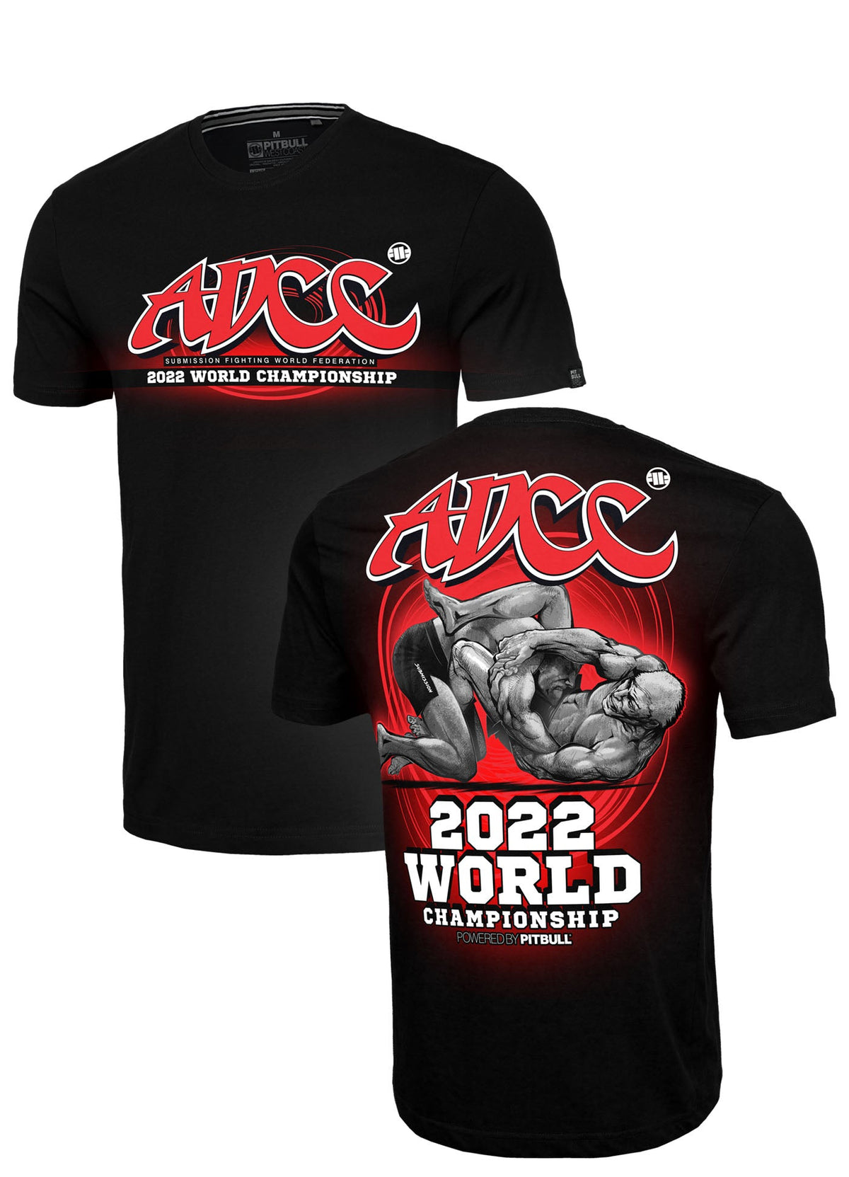 ADCC CHAMPIONSHIP 2022 GRAPPLING Black T-shirt